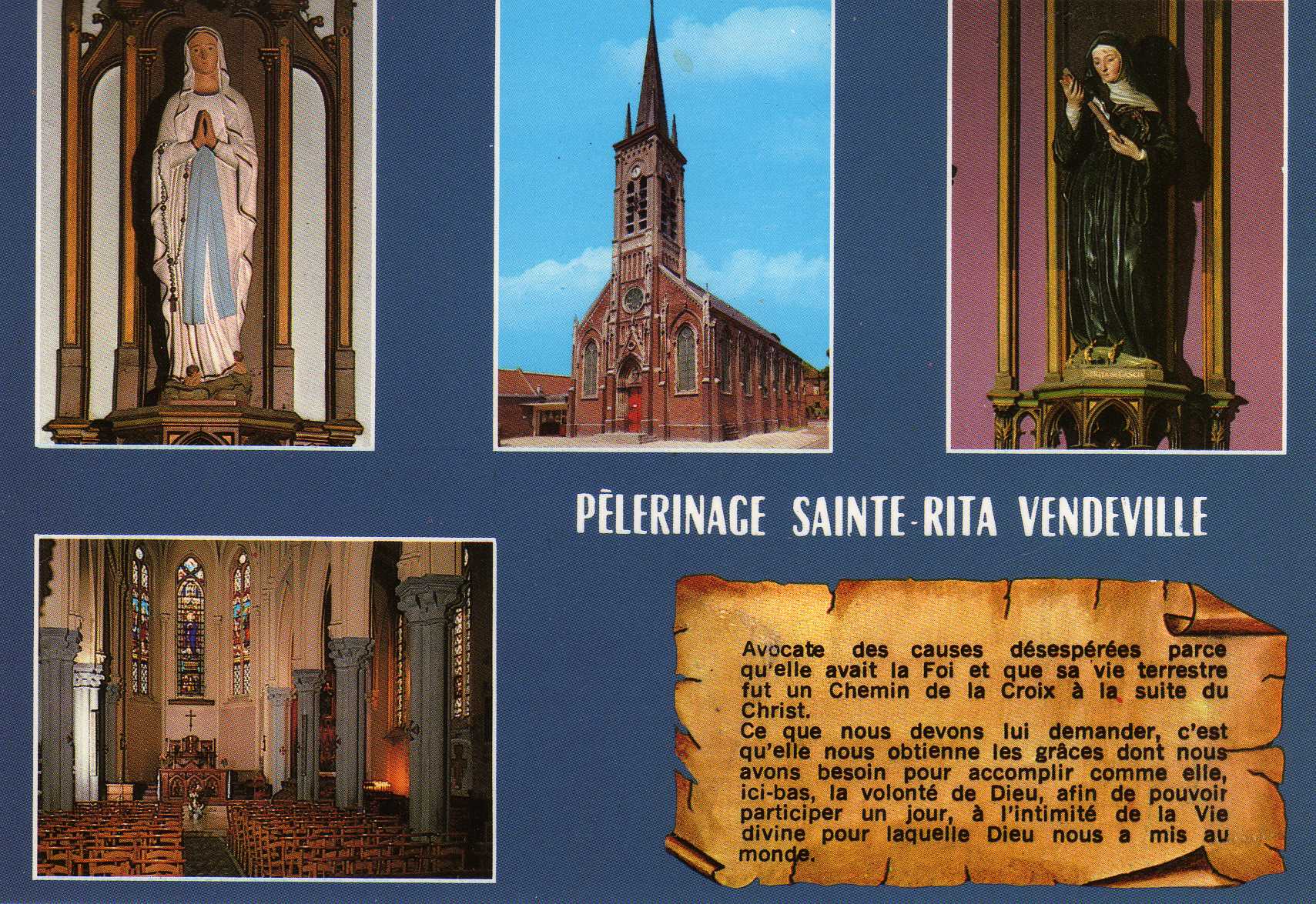 SAINTE RITA .PATRONNE DES CAS DESESPERES